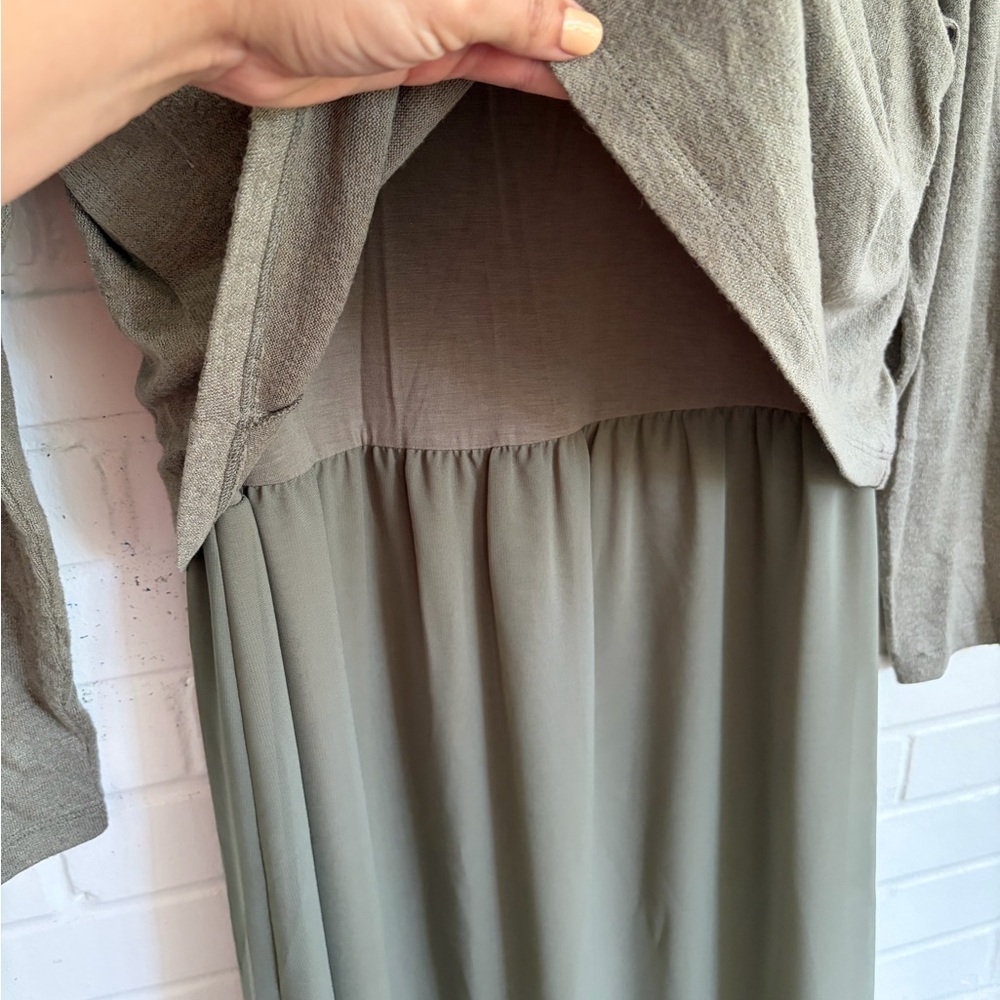Soft Surroundings ‘Cassie’ Dress in Olive, SZ M EUC! - Picture 6 of 10